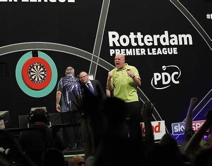BRILLIANT VAN GERWEN TOPS BETWAY PREMIER LEAGUE .